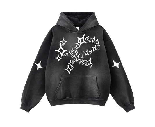 STAR-FADED HOODIE